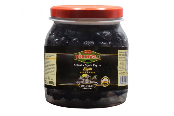 Sofralık Siyah Zeytin – Kırmızı – L